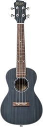 Adam Black CB120 electro-acoustic concert ukulele in Trans Blue, front view