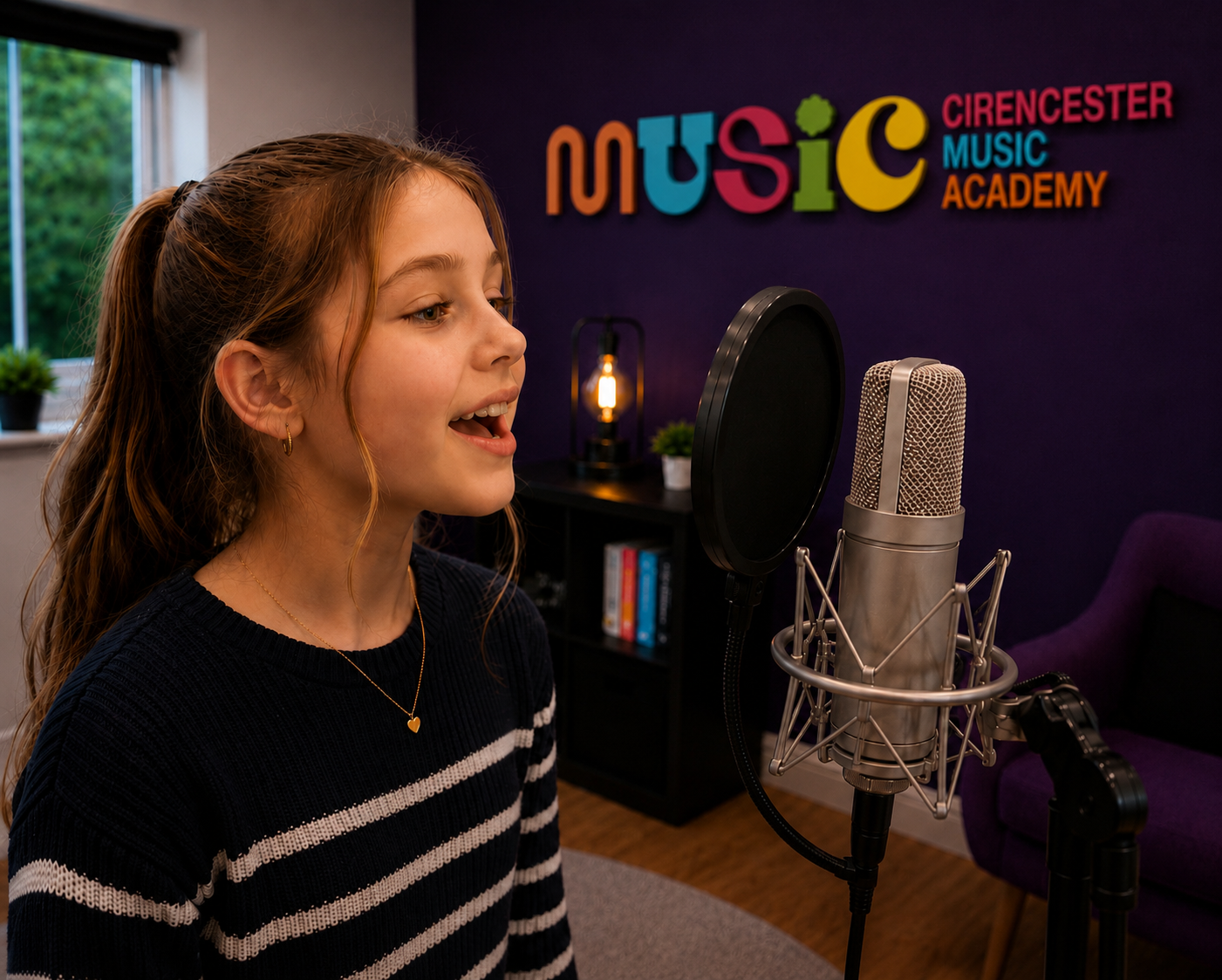 Singer developing confidence and healthy technique